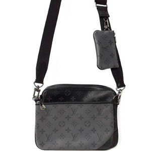 Louis Vuitton Monogram Eclipse Black Trio Messenger Bag Shoulder
